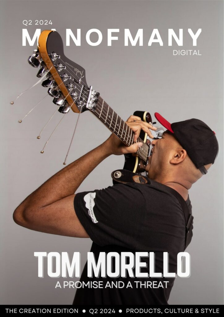 Man of Many Digital Edition cover featuring Tom Morello